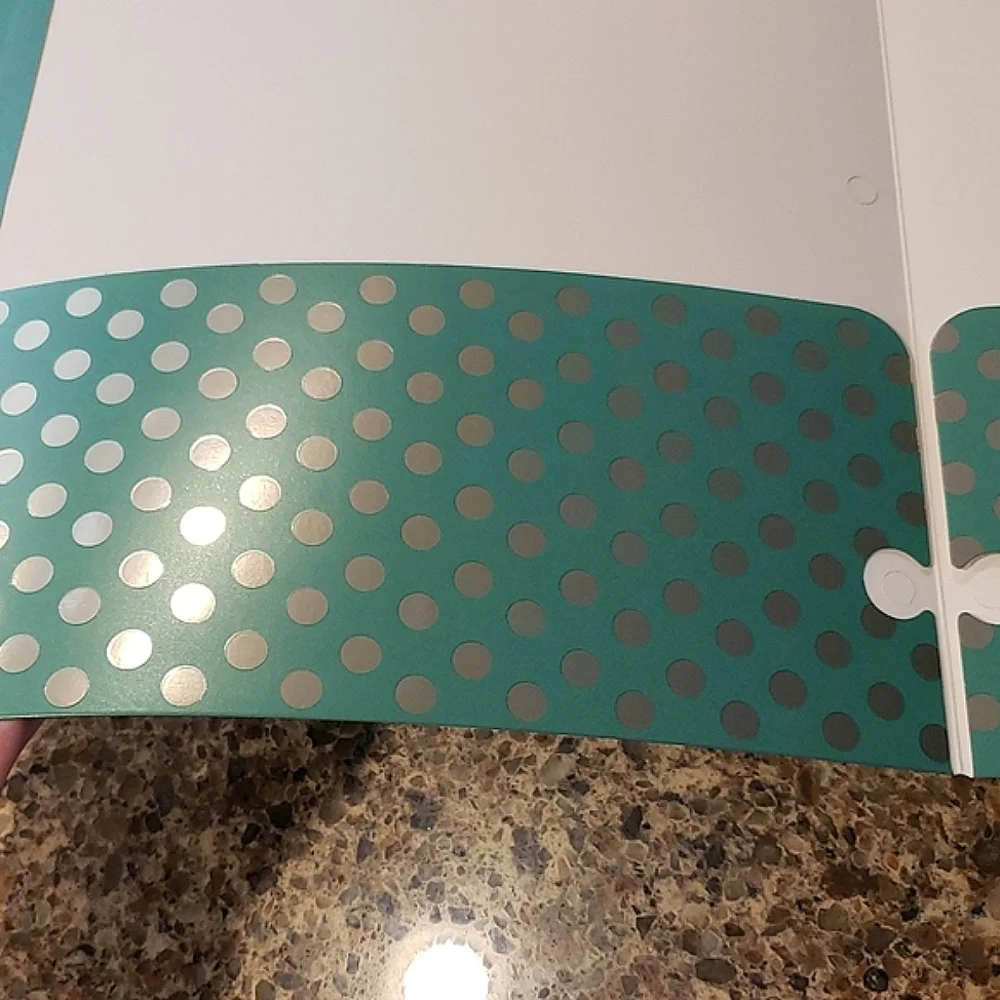 28 HELLO AMAZING DAY BACK TO SCHOOL FOLDERS GREEN SILVER GOLD NEW